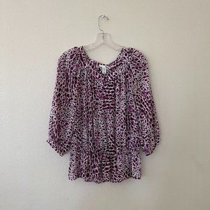 H&M Loose Purple Blouse